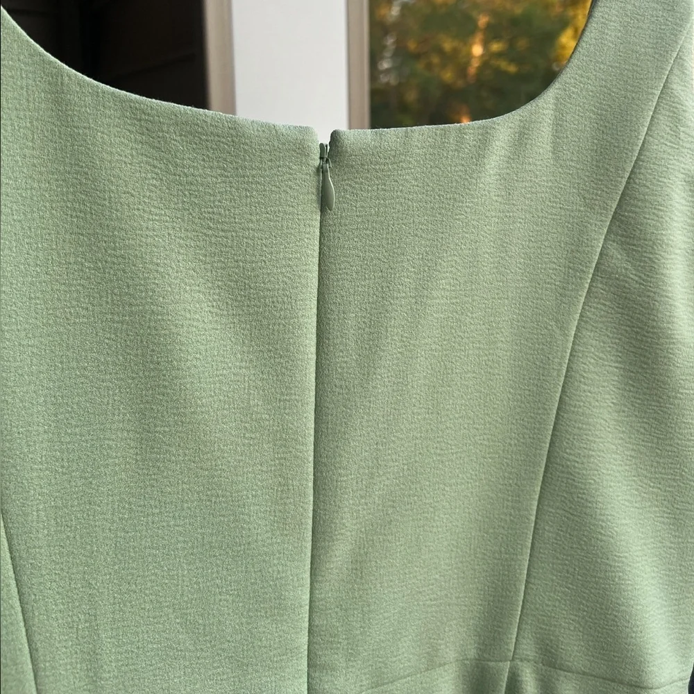 🆕 🌿Dress the Population XXL Mint Green Asymmetrical Maxi Wedding Evening Gown🌿 - Picture 11 of 14